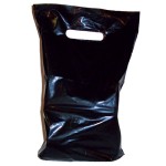 RTD-1695 : Black Plastic Small 8-inch Party Favor Plastic Bag at Magic Party Supply