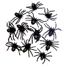 Rubber Stretchy Halloween Spiders