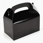 RTD-2140 : Black Treat Boxes for Party Favors at Magic Party Supply