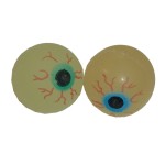 RTD-2741 : Glow-In-The-Dark Bouncy Rubber Eyeball Ball at Magic Party Supply