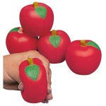 Red Apple Squeezy Foam Stress Toy Teacher Appreciation Novelty Desk Gift New