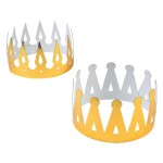 RTD-3514 : Bulk Adjustable Gold Foil Paper Crowns King Queen Princess Birthday Party Hat at Magic Party Supply RTD-3514 : Bulk Adjustable Gold Foil Paper Crowns King Queen Princess Birthday Party Hat at Magic Party Supply