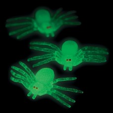 12pc Glow-in-the-Dark Creepy Plastic Spiders 12pc Glow-in-the-Dark Creepy Plastic Spiders
