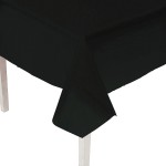 RTD-3695 : Black Plastic Tablecloth at Magic Party Supply