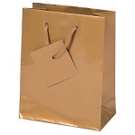 RTD-3702 : Solid Gold Small Gift Bags at Magic Party Supply