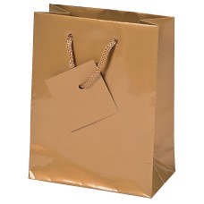 Solid Gold Small Gift Bags