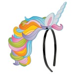 RTD-3867 : Unicorn Mane and Horn Costume Headband at Magic Party Supply