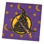 RTD-3960 : 16-Pack Wizard Hat Magician Magic Wand Luncheon Napkins at Magic Party Supply