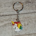 RTD-4023 : Unicorn Charm Key Chain at Magic Party Supply