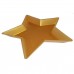 RTD-3718 : Gold Star Shaped 13 inch Snack Tray at Magic Party Supply